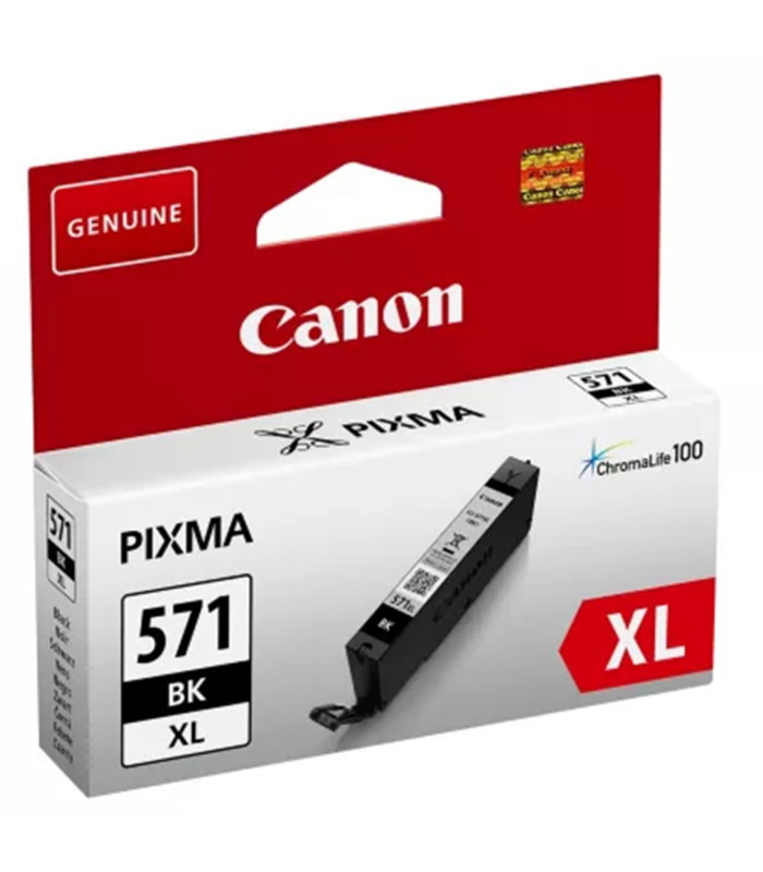 Cartucho tinta canon cli - 571bk xl negro  mg5751 mg6851 mg7750