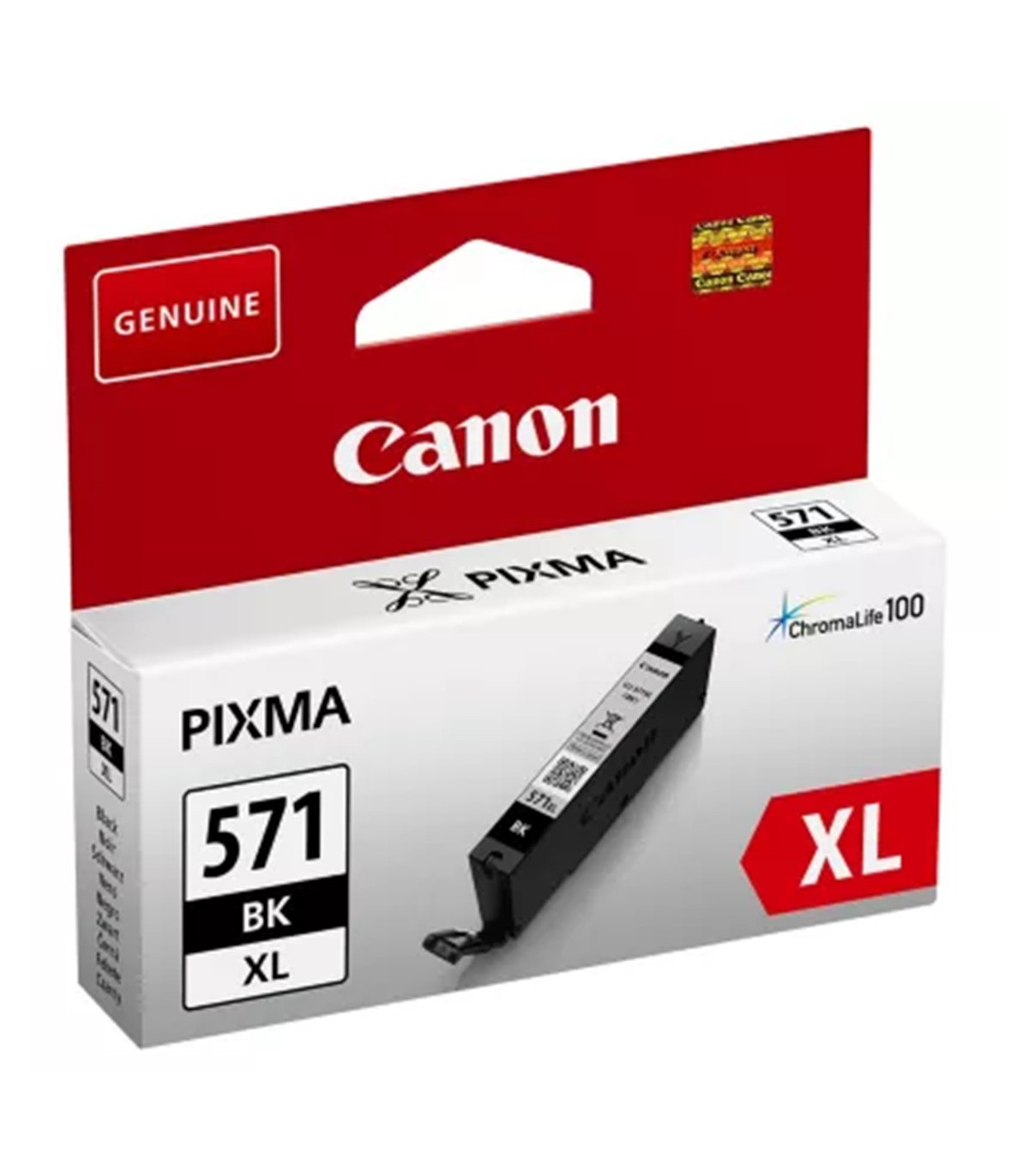 Cartucho tinta canon cli - 571bk xl negro  mg5751 mg6851 mg7750