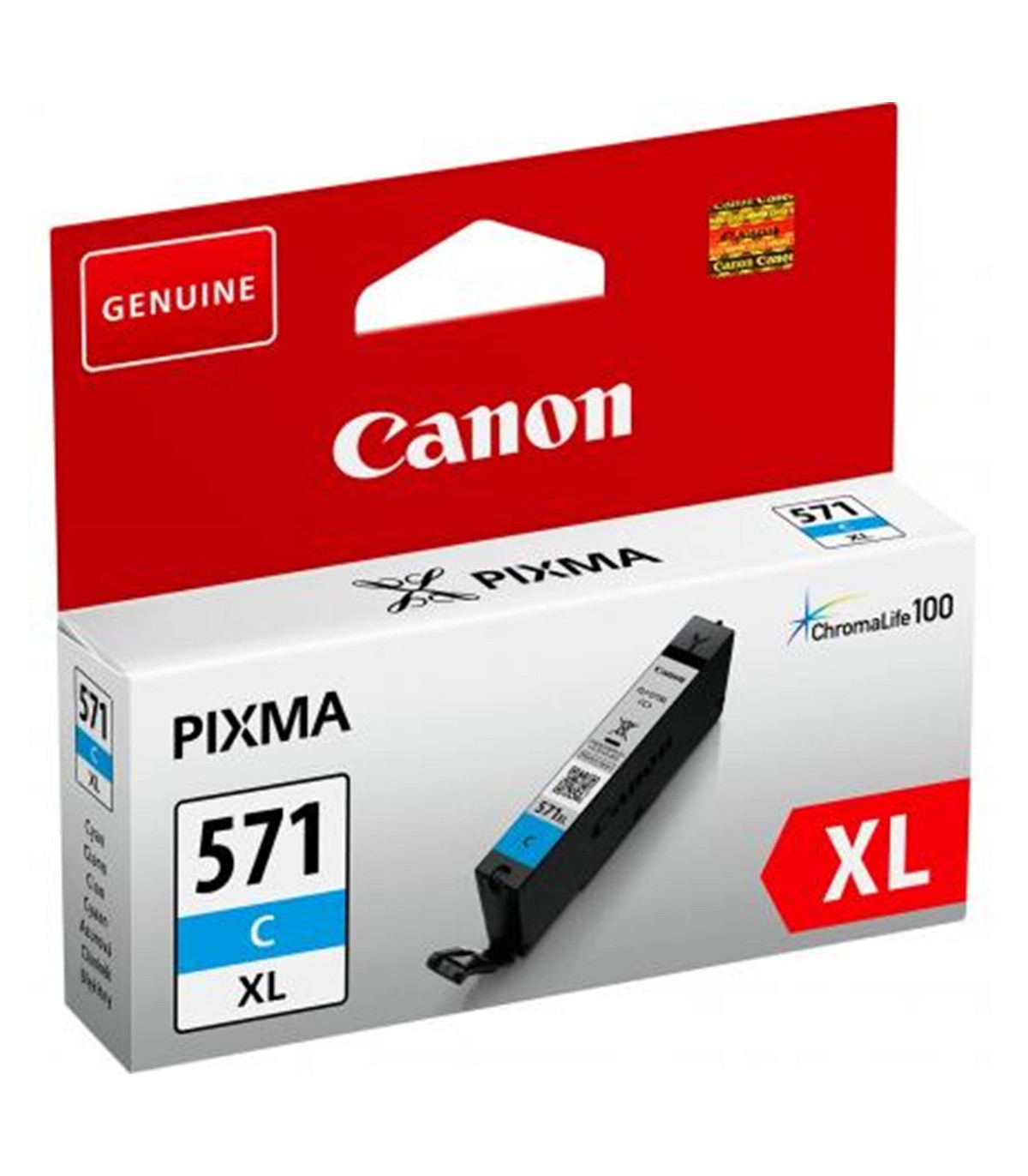 Cartucho tinta canon cli - 571c xl cian  mg5751 mg6851 mg7750