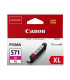 Cartucho tinta canon cli - 571m xl magenta  mg5751 mg6851 mg7750