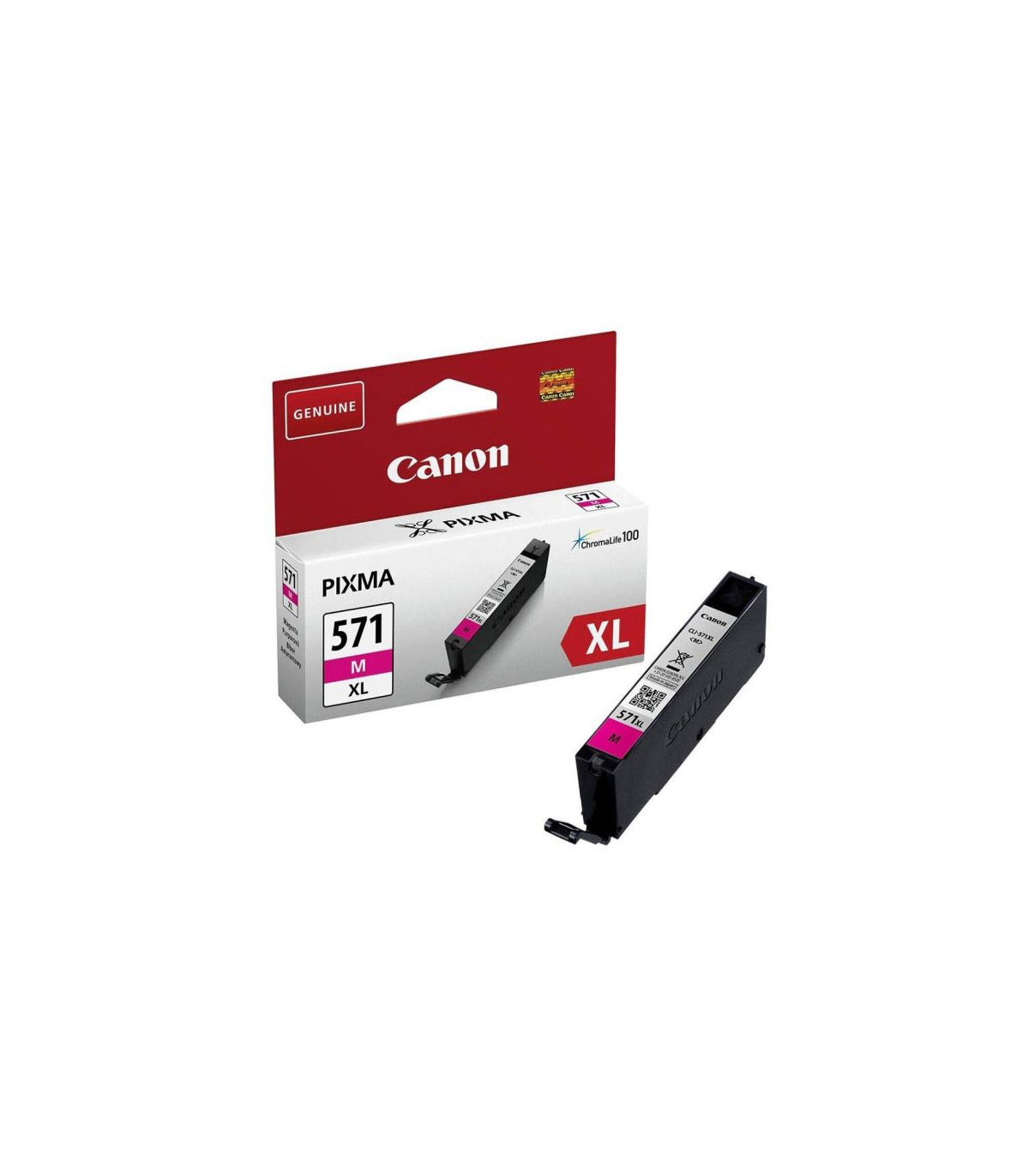 Cartucho tinta canon cli - 571m xl magenta  mg5751 mg6851 mg7750