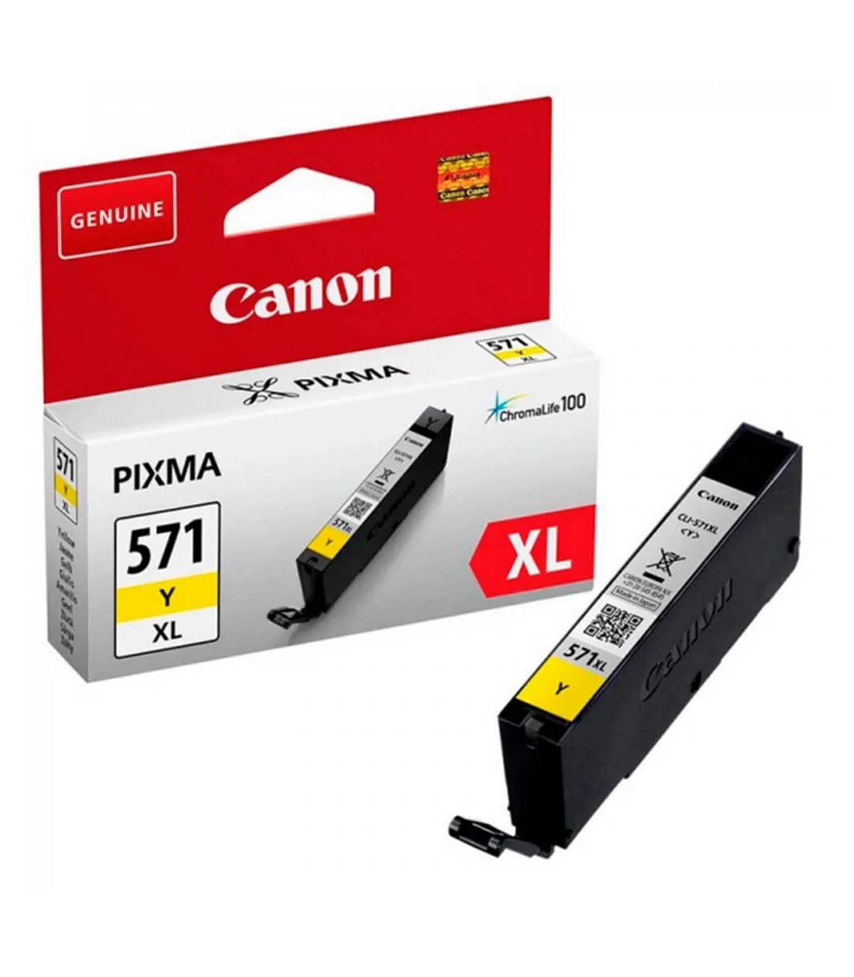 Cartucho tinta canon cli - 571y xl amarillo mg5751 mg6851 mg7750