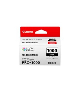 Cartucho canon pfi - 1000 mbk negro mate pro - 1000