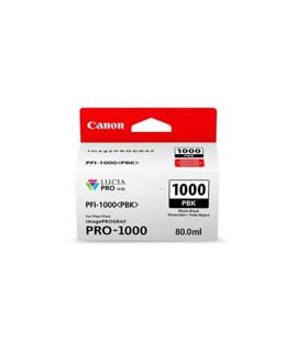 Cartucho canon pfi - 1000 pbk foto negro pro - 1000