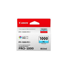 Cartucho canon pfi - 1000pc foto cian pro - 1000