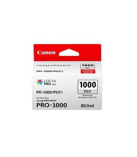 Cartucho canon pfi - 1000pgy foto gris pro - 1000