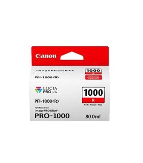 Cartucho canon pfi - 1000r rojo pro - 1000