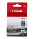 Cartucho tinta canon pg 40 negro 16ml pixma 1600 -  2200 -  2600 -  mp150 -  170 -  190 -  450 -  pg40