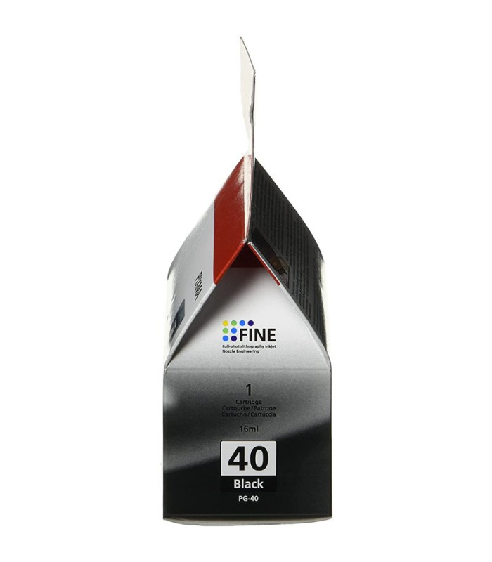 Cartucho tinta canon pg 40 negro 16ml pixma 1600 -  2200 -  2600 -  mp150 -  170 -  190 -  450 -  pg40