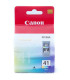 Cartucho tinta canon cl 41 tricolor 12ml pixma 1600 -  2200 -  2600 -  6210 -  6220 -  mp150 -  170 -  190 -  450