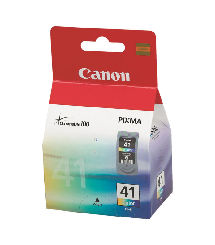 Cartucho tinta canon cl 41 tricolor 12ml pixma 1600 -  2200 -  2600 -  6210 -  6220 -  mp150 -  170 -  190 -  450
