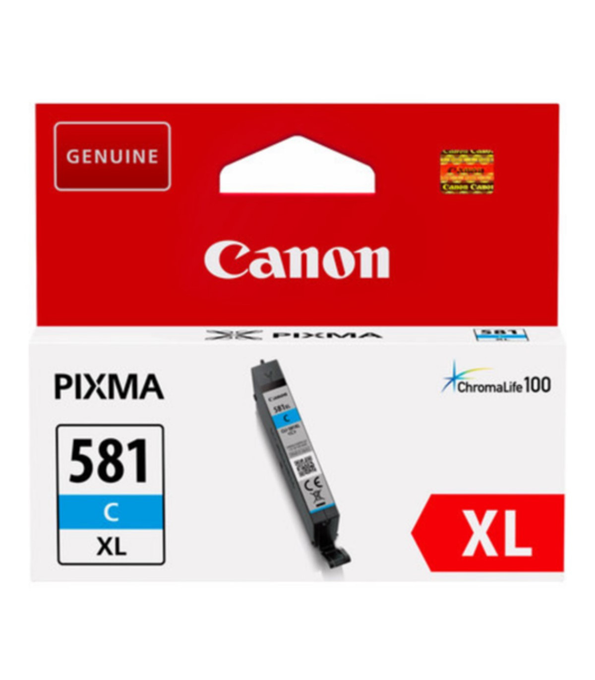 Cartucho tinta canon cli 581 c xl cian pixma tr7550 - tr8550 - ts6150 - ts6151 - ts8150 - ts8151 - ts8152 - ts9150 - ts9155