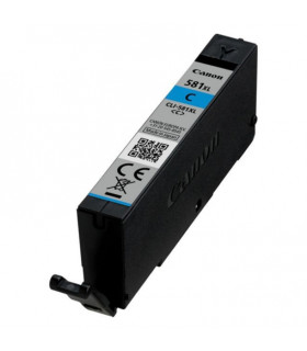 Cartucho tinta canon cli 581 c xl cian pixma tr7550 - tr8550 - ts6150 - ts6151 - ts8150 - ts8151 - ts8152 - ts9150 - ts9155