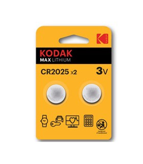 Blister pilas kodak boton litio max cr 2025 -  pack blister 2 pilas
