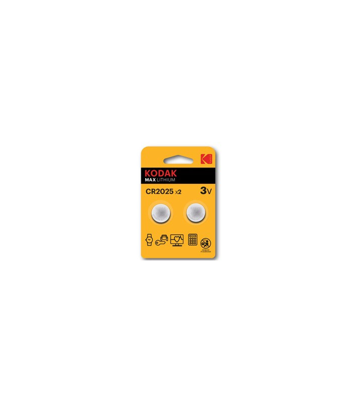 Blister pilas kodak boton litio max cr 2025 -  pack blister 2 pilas