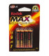 Blister pilas kodak alcalina max aaa lr3 1.5v blister 4 pilas
