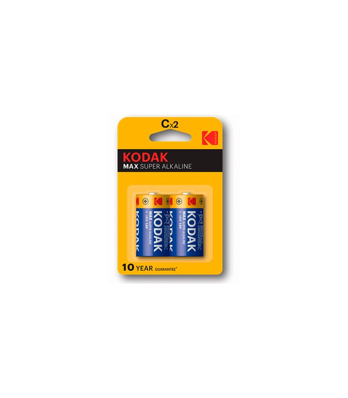 Blister pilas kodak alcalina max c lr14 1.5v -   blister 2 pilas