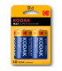 Blister pilas kodak alcalina max  d lr20 1.5v -  blister 2 pilas