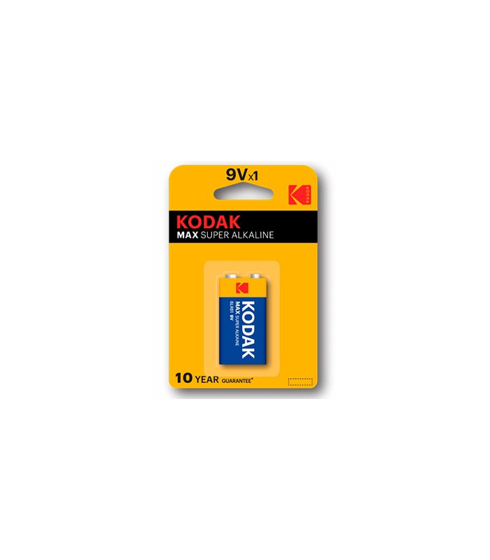 Blister pilas kodak alcalina max 6lr61 9v