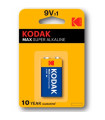 Blister pilas kodak alcalina max 6lr61 9v
