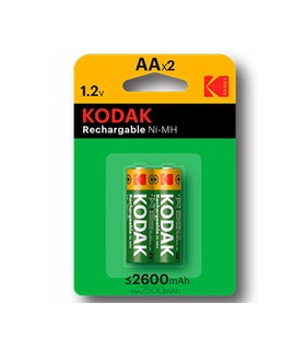 Blister pilas kodak recargables ni - mh aa lr6 2600 mah - blister 2 pilas