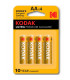 Blister pilas kodak alcalina ultra aa lr6 -  blister 4 pilas