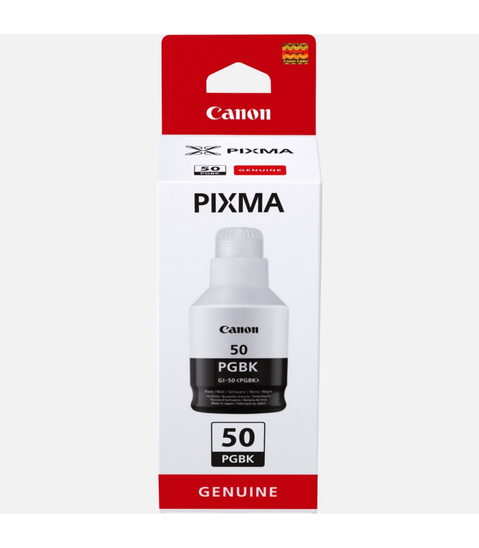 Botella tinta canon gi - 50pgbk negro 135ml 6000 paginas