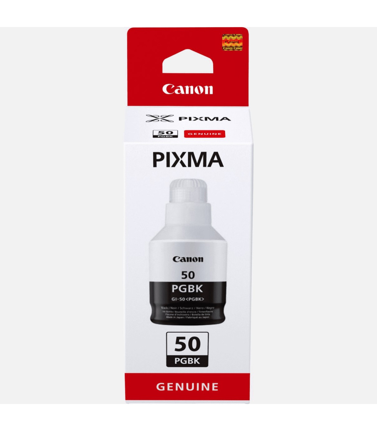 Botella tinta canon gi - 50pgbk negro 135ml 6000 paginas