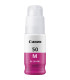 Botella tinta canon gi - 50m magenta 70ml 7700 paginas