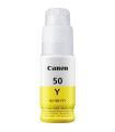 Botella tinta canon gi - 50y amarillo 70ml 7700 paginas