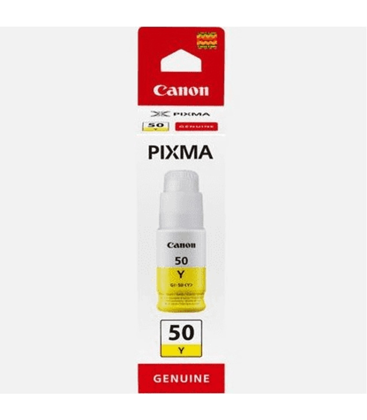 Botella tinta canon gi - 50y amarillo 70ml 7700 paginas