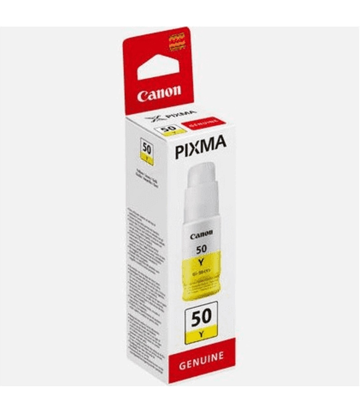 Botella tinta canon gi - 50y amarillo 70ml 7700 paginas