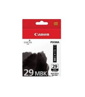 Cartucho tinta canon pgi - 29mbk negro mate pixma pro 1