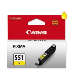 Cartucho tinta canon cli - 551y amarillo mg6350 - mg5450
