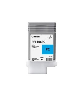 Cartucho canon pfi106pc foto cian ipf6300s -  ipf6400s -  ipf6300 -  ipf6350 -  ipf6400 -  ipf6450