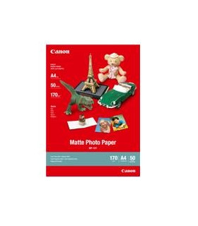 Papel canon mp - 101 foto mate a4 50 hojas