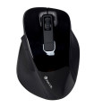 Raton inalambrico ngs bowblack - 2.4ghz - 800 - 1600dpi - 5 botones + scroll - nano receptor usb - 1*aa - negro