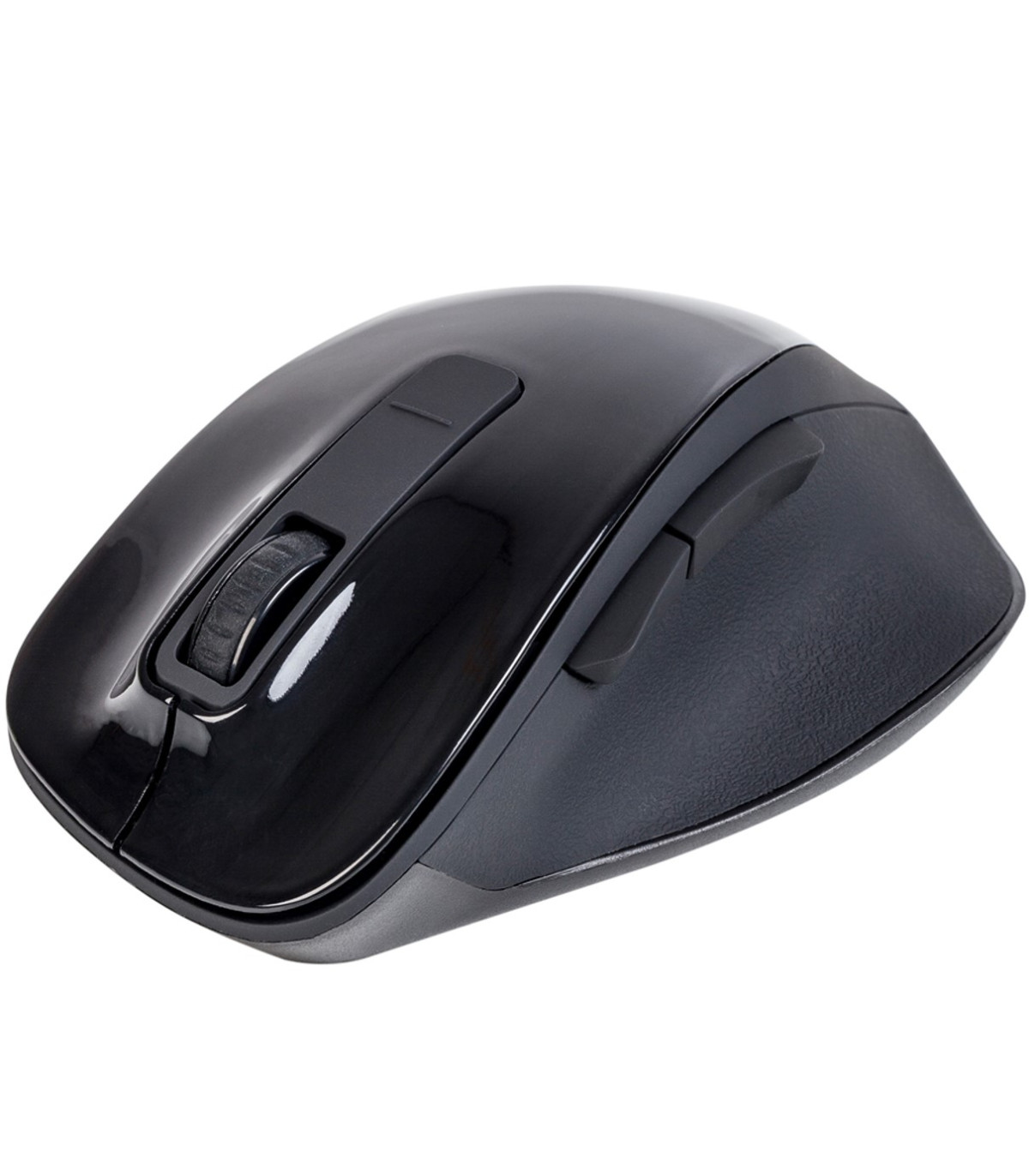 Raton inalambrico ngs bowblack - 2.4ghz - 800 - 1600dpi - 5 botones + scroll - nano receptor usb -  1*aa - negro