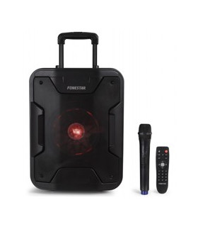 Altavoz portatil fonestar california 200w - jack - auxiliar - funcion karaoke - bluetooth - usb - mp3 - radio fm - microfono