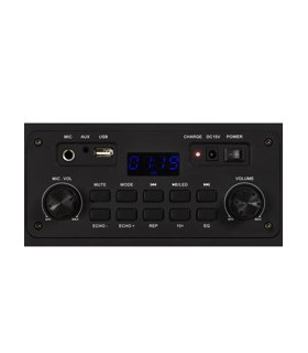 Altavoz portatil fonestar california 200w - jack - auxiliar - funcion karaoke - bluetooth - usb - mp3 - radio fm - microfono