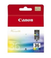 Cartucho tinta canon cli 36 cian - magenta - amarillo pixma mini 260 - ip100