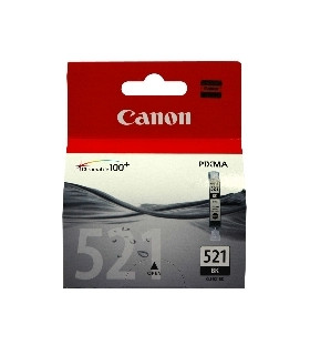 Cartucho tinta canon cli 521bk negro 9ml pixma 3600 -  4600 -  4700 -  mp540 -  550 -  560 -  620 -  630 -  640 -  980 -  mx860 