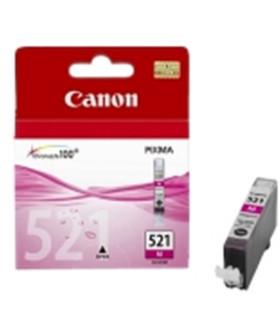 Cartucho tinta canon cli 521m magenta 9ml pixma 3600 -  4600 -  4700 -  mp540 -  550 -  560 -  620 -  630 -  640 -  980 -  mx860