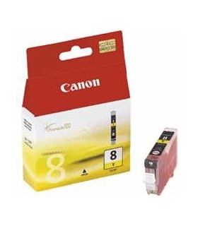 Cartucho tinta canon cli8 amarillo 8ml pixma 4200 -  5200 -  6600 -  mp500 -  800