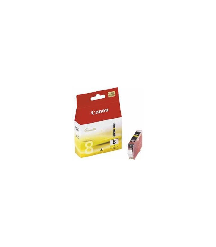 Cartucho tinta canon cli8 amarillo 8ml pixma 4200 -  5200 -  6600 -  mp500 -  800