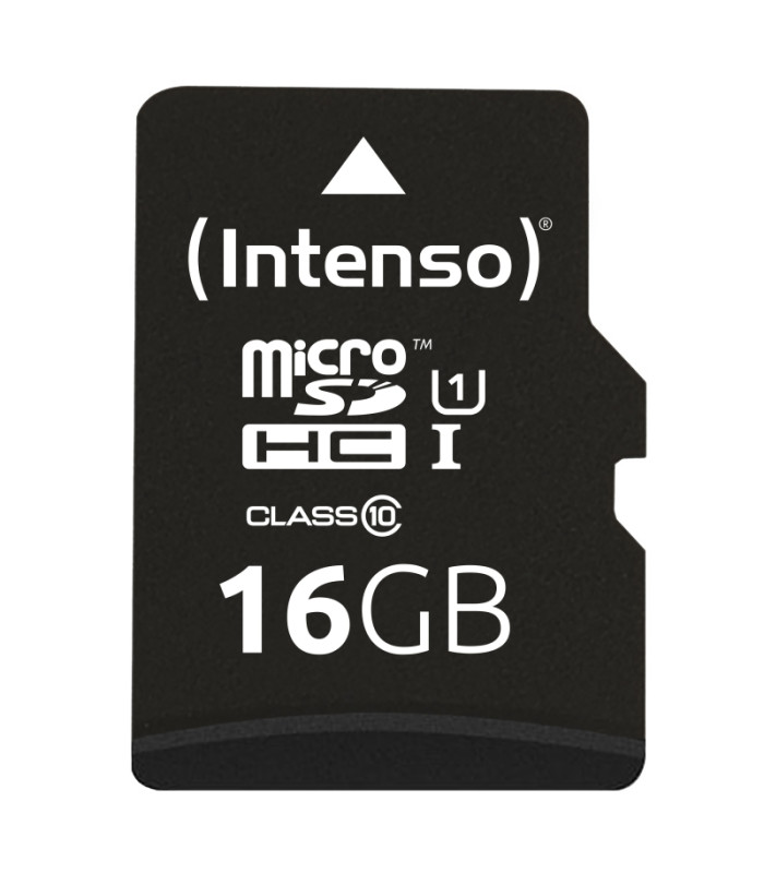 Tarjeta memoria micro sd intenso 16gb uhs - i cl10 + adaptador sd