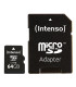 Tarjeta memoria micro sd intenso 64gb cl10 + adaptador sd