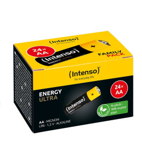 Pack de pilas alcalinas intenso energy ultra aa lr06 24 unidades