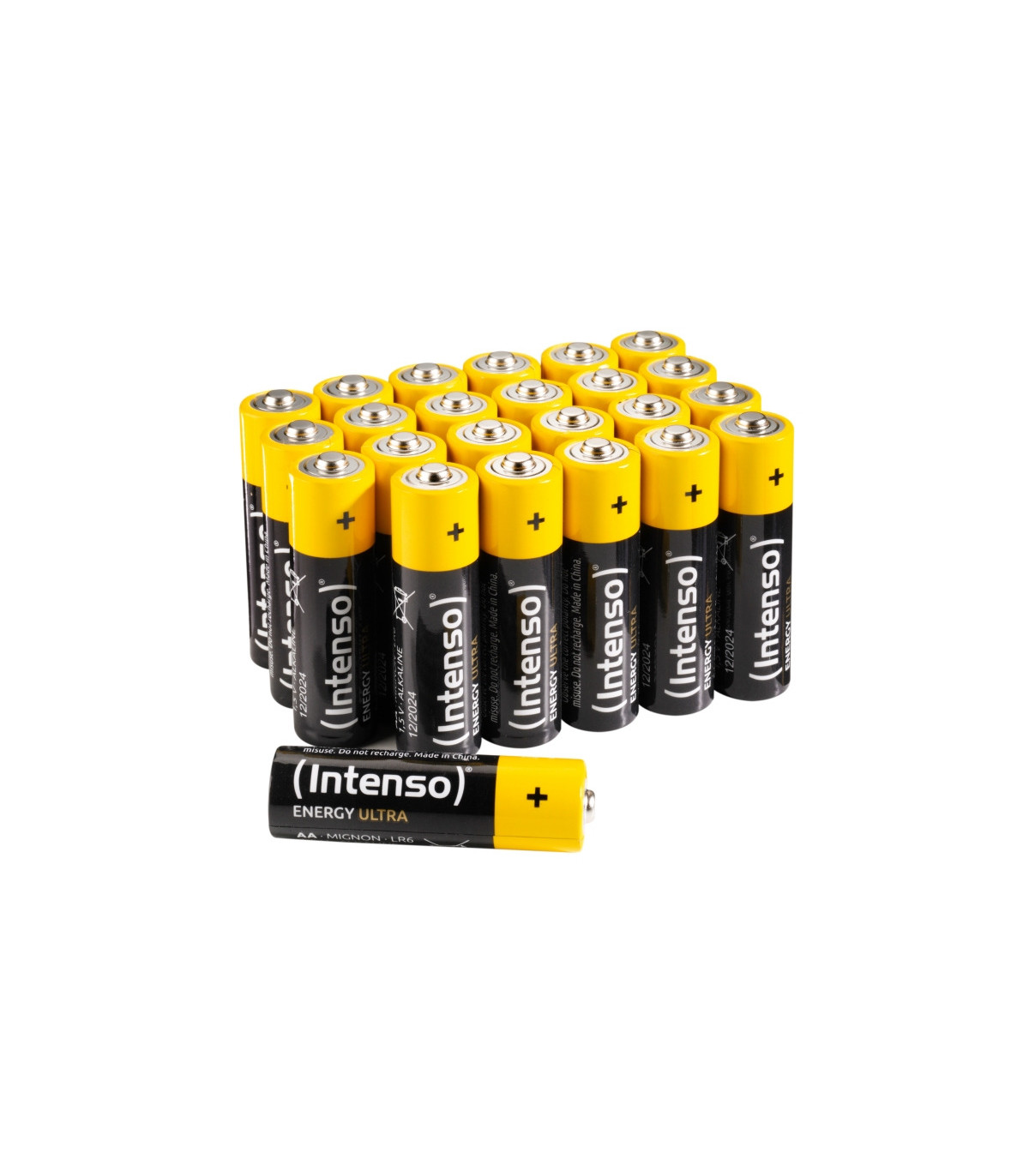 Pack de pilas alcalinas intenso energy ultra aa lr06 24 unidades