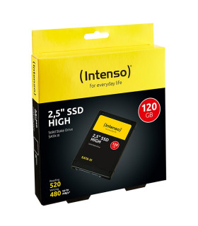 Disco duro interno solido ssd intenso high 120gb 2.5 pulgadas sata3